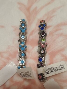 Disney Multi-Color and Turquoise Crystal Stretch Bracelet Set - Women Jewelry